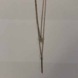 Elegant Rose Gold Plated Layered Necklace